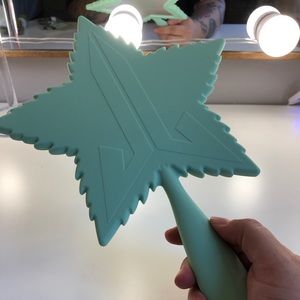 Soft Touch Mint Leaf Hand Mirror